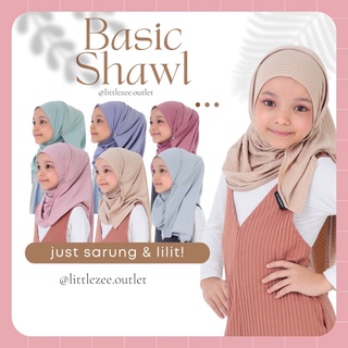 [Shop Malaysia] BASIC SHAWL SHAWL KIDS tudung anak tudung sarung budak