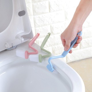 ❤️Ready Stock❤️S Shape Toilet Cleaning Portable Brush