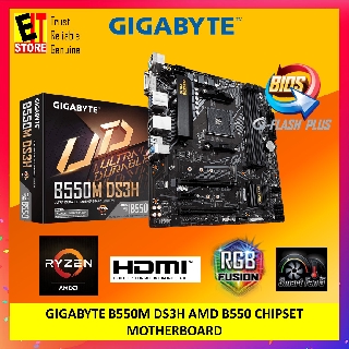 [Shop Malaysia] GIGABYTE B550M DS3H AMD B550 CHIPSET MOTHERBOARD