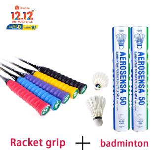 High Quality Yonex RSL Victor Badminton Shuttlecock Badminton Shuttlecocks 12pcs Goose Feather with Free Grip