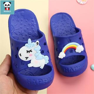 Unicorn Slippers for Kids Horse Rainbow Toe-Protected Kids Shoes Girls Children Boys Clog Baby Flip Flop Garden Footwear Home Beach EVA Toddlers