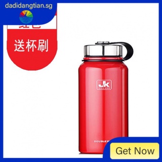 【In stock】Vacuum Cup Large Capacity Men's and Women's Thermal Pot Outdoor Construction Site Tea Brewing Adult Water Bottle Student Portable Travel Water Cup