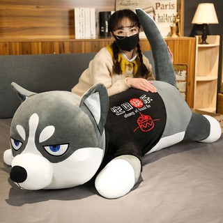 Doll/pillow/ragdoll☃Sweater Husky Doll Large Cute Plush Toy Erha Doll Papa Dog Pillow Girlfriend Birthday Gift [Send on