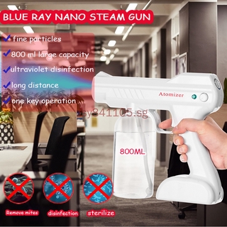 800ml Portable Cordless USB chargeable Nano Sanitizer Sprayer Disinfection Fogger Spray Machine