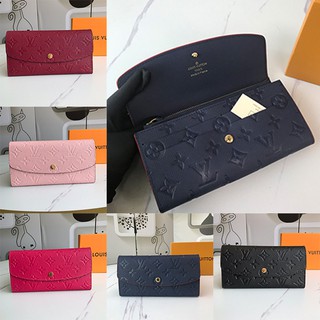 Ladies long clip embossed long wallet card holder wallet fashion female wallet