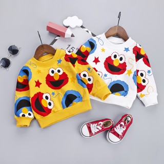 Long Sleeve Baby Sports Pullover Full Body Printing