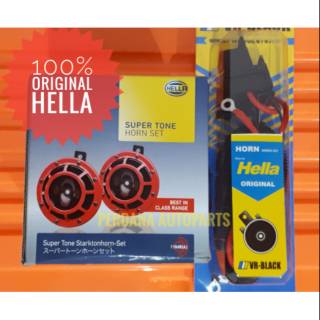 Hella Supertone Horn Contents 2 Horns + Original Hella Set Relay