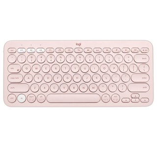 K380 Wireless Bluetooth Keyboard,Color White&Pink.