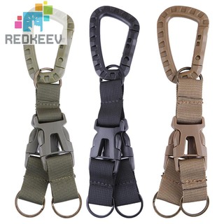Carabiner Nylon Tactical Backpack Belt Buckle Webbing Hook Outdoor Tool