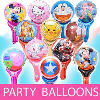 50pcs hand-held princess aluminum balloon children's toys party birthday balloon