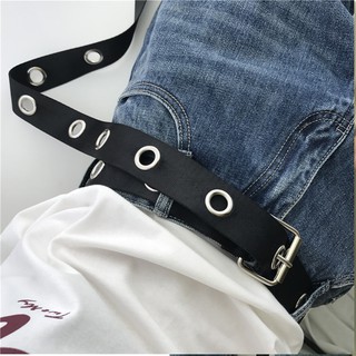 Women Hollowed Out Metal Ring Ladies Fashion Clothes Accessories Waist Belt
