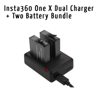 Insta360 One X Dual Charger with Two Battery Bundle