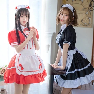 SALES 📣Light tone maid outfit cosplay maid restaurant maid anime costume black and white Halloween costume