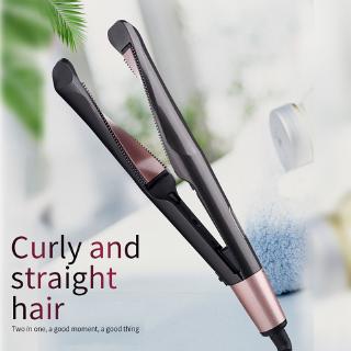 【Big Sale Ready Stock】Professional 2 In 1 Twist Hair Curling & Straightening Iron Hair Straightener Hair Curler Wet & Dry Flat Iron Hair (1)