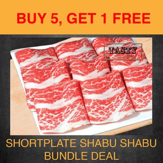 [Tasty Food Affair] 5+1 Beef ShortPlate Shabu Bundle Deal (1)