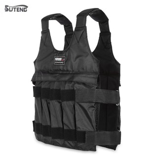 50kg Max Loading Adjustable Weighted Vest Fitness Training Jacket w/ 12pc Pounch