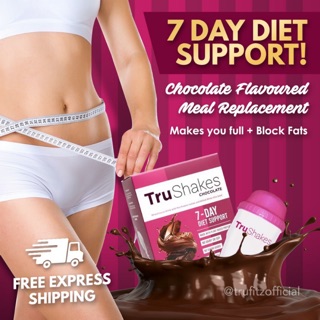 Trushakes for Flat Tummy Meal Replacement Chocolate Slimming Drink Weight loss