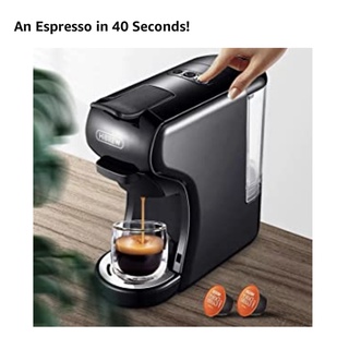 Multi Capsules Universal Coffee Machine Dolce Gusto-Nespresso-Starbuck-Coffee Powder 19 Bar High Pressure Extraction.