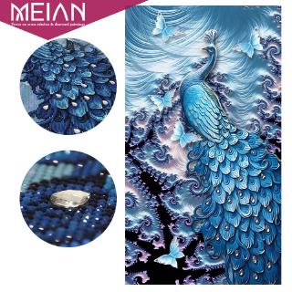 Meian,Special Shaped"Peacock Butterfly"Animal,Diamond Embroidery,Full,DIY,Diamond Paintin,Bead Diamant Picture