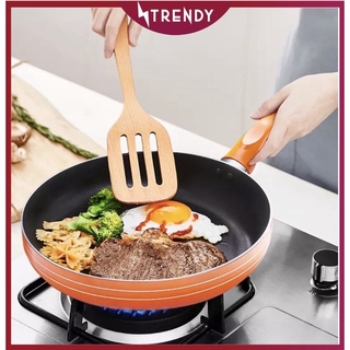 Stainless steel Nonstick Frying Pan with Lid Fry PanStone-Derived Non-stick Coating Stir Fry Wok with Ergonomic Handle