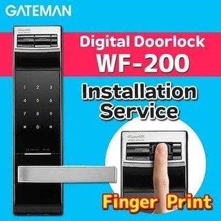 Gateman WF-200 Finger Print Digital Door lock /Smart digital lock Installation