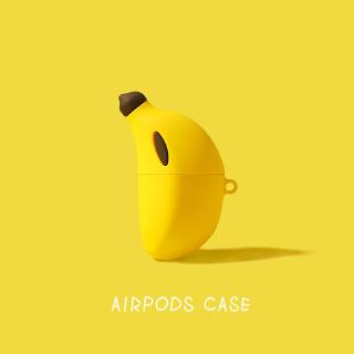 Airpods Case Cute Banana Fruit Shape Apple Wireless Headphone 2 1 Silicone Soft Cover