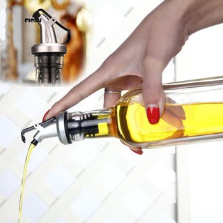 Richu_Oil Sauce Vinegar Bottle Flip Cap Stopper Dispenser Pourer Faucet Kitchen Tool