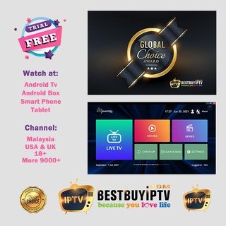 [12 Months] IPTV M3U Free Trial Playlist 9000 TV Channel Movie World Wide Android PC IOS TV Box 3/6/12Month