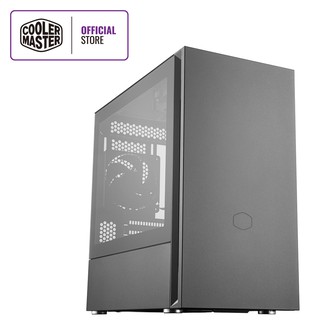 Cooler Master Silencio S400 Micro-ATX Silent Case, Sound Dampening Material, SD Card Reader, 4 HDD Support, ODD Support