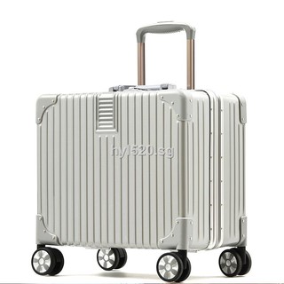 Aluminum frame small luggage female 18-inch lightweight mini boarding trolley case 24 male 26 travel password box 20-inch