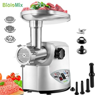 Heavy Duty 3000W Max Powerful Electric Meat Grinder Home Sausage Stuffer Meat Mincer Food Processor