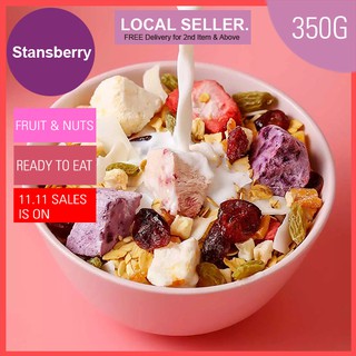 Stansberry | Instant Cereal Oat healthy meal (350G, 10 combination ) High Nutrient Delicious ready breakfas