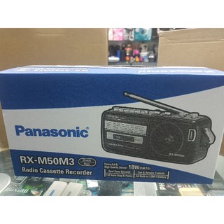PANASONIC RADIO CASSETTE RECORDER RX M50F