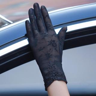 ✨felicelife✨Summer UV Sunscreen Ice Silk Lace Driving Touch Gloves