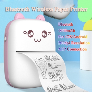 Wireless Pocket printer [PK Paperang P1] 57mm Mini Super cute Portable Phone Wireless Bluetooth Thermal Printer free 1 roll paper