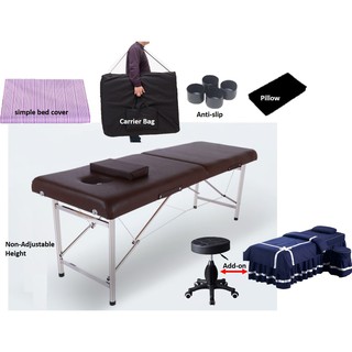 Portable Foldable Sturdy Massage Bed Upgraded Double Bars H Frame with/without Adjustable Height (1)