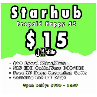 Starhub Prepaid Happy 55 Plan