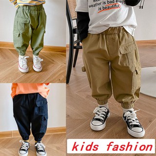 【Kids Trousers】2020 Spring and Autumn New Korean Children's Pants Boy Girl Student Tide