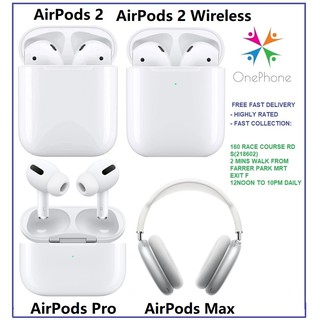Apple AirPods 2 / AirPod 2 Wireless / AirPods Pro & AirPods Max ~ 1 Year Warranty from Apple