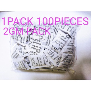 [Shop Malaysia] 100 PCS/PACK SILICA GEL DESSICANT (2GM) CRYSTAL ABSORB MOISTURE FOOD GRADE QUALITY /干燥剂 (1)