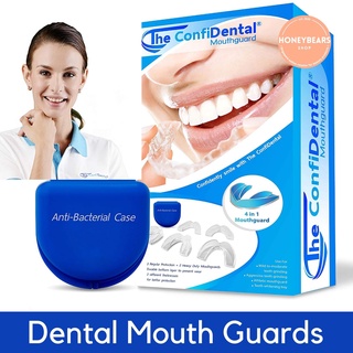The ConfiDental - Customisable Dental Guards for Teeth Grinding, Clenching, Bruxism, Athletic Mouth Guard (Pack of 5)