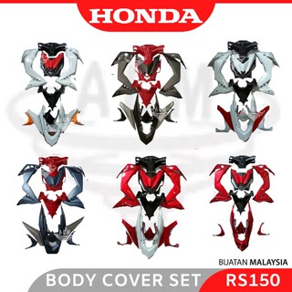 [Shop Malaysia] HONDA RS150 Body Cover Set Coverset Body Kit Color Parts RS 150 REPSOL White Red Grey Blue