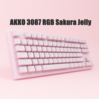 🔥[LOCAL SELLER]🔥 AKKO 3087 RGB "Sakura Jelly" Mechanical Gaming Wired Keyboard🔥