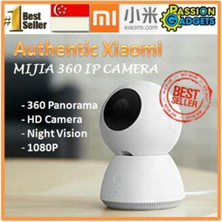 12 Months XIAOMI Mijia XiaoBai 360 Camera 1080P Cam spycam CCTV Support Wireless Control Webcam IP
