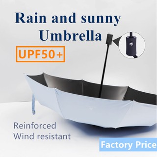 【READY STOCK】Fashion Foldable Umbrella Auto Open Close One Handed Automatic Windproof Vented Umbrella 50+UV Windproof
