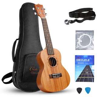 High quality ukulele 21 23 26 inch ukelele soprano concert tenor guitar music instrument small guitars beginner&free bag and accessorie