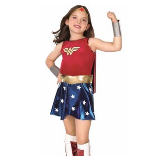 Wonder Woman Kid Cosplay Supergirl Kids Costume Party Fancy Dress Outfit