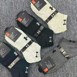 Under Armour boat socks thin sweat-absorbent breathable cotton socks