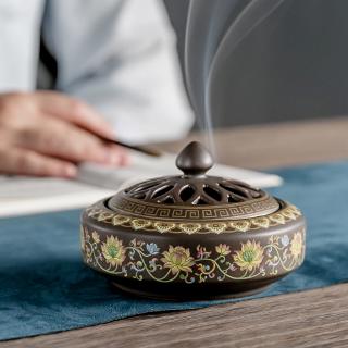 Ceramic Incense Burner Ornaments Back Aromatherapy Furnace Creative Home