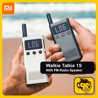 Xiaomi Mijia Walkie Talkie 1S With FM Radio Speaker Smart Phone APP Control Location Share Fast Team Talk Outdoor USB Charge